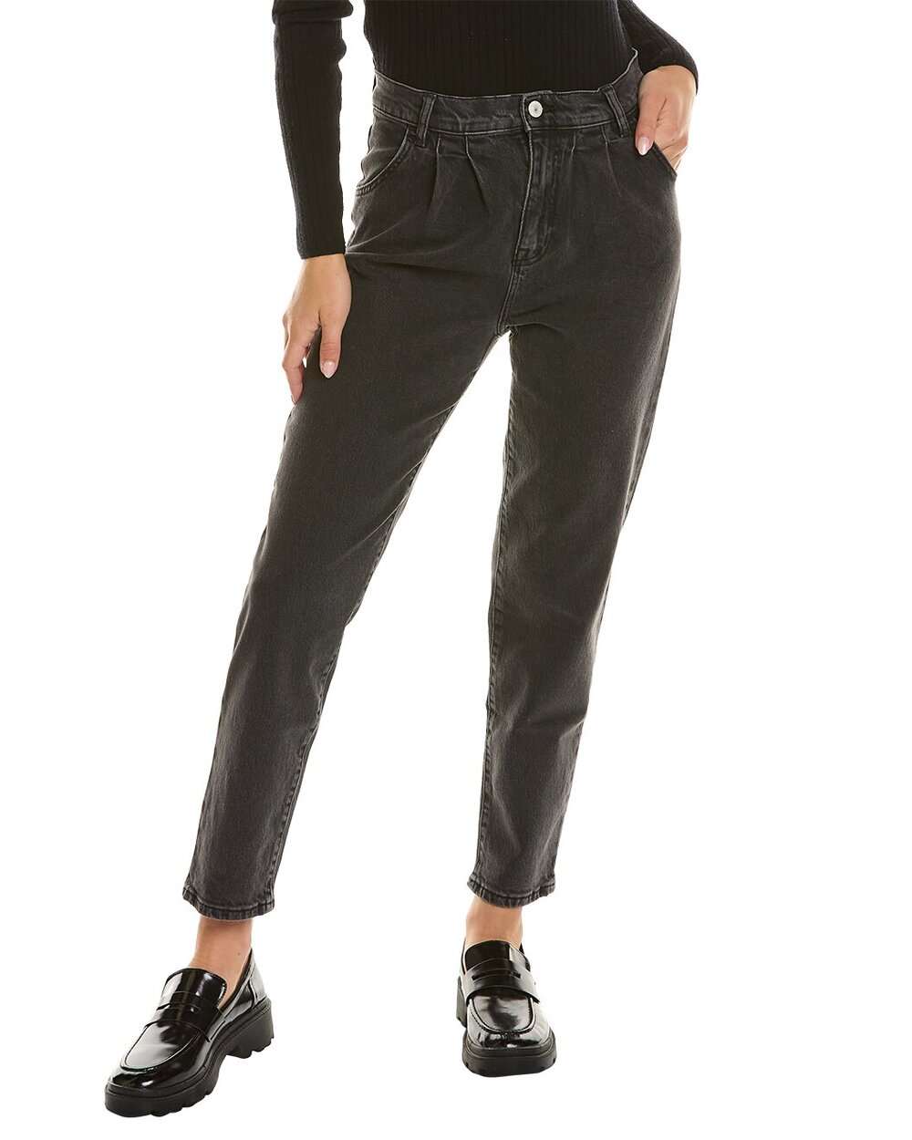 C/E by Current Elliott Jeans Gravity Pleated Skinny gray size 28